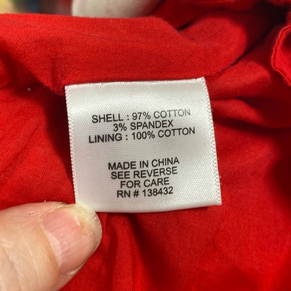 Mod Cloth Cotton Vibrant Multicolor Sleeveless Dress w/ Watercolor Forest Size M - Picture 4 of 5